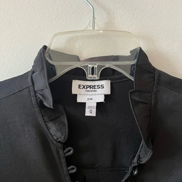Express slim black blouse - Picture 4 of 5